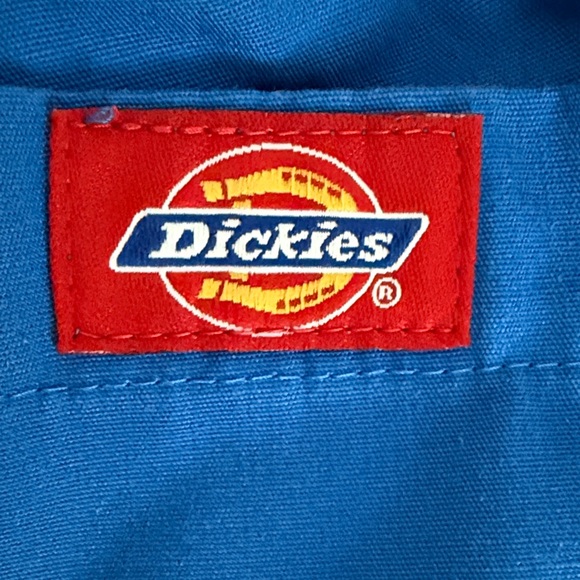 Dickies Women's Bright Blue boot cut scrub pants - Picture 2 of 7
